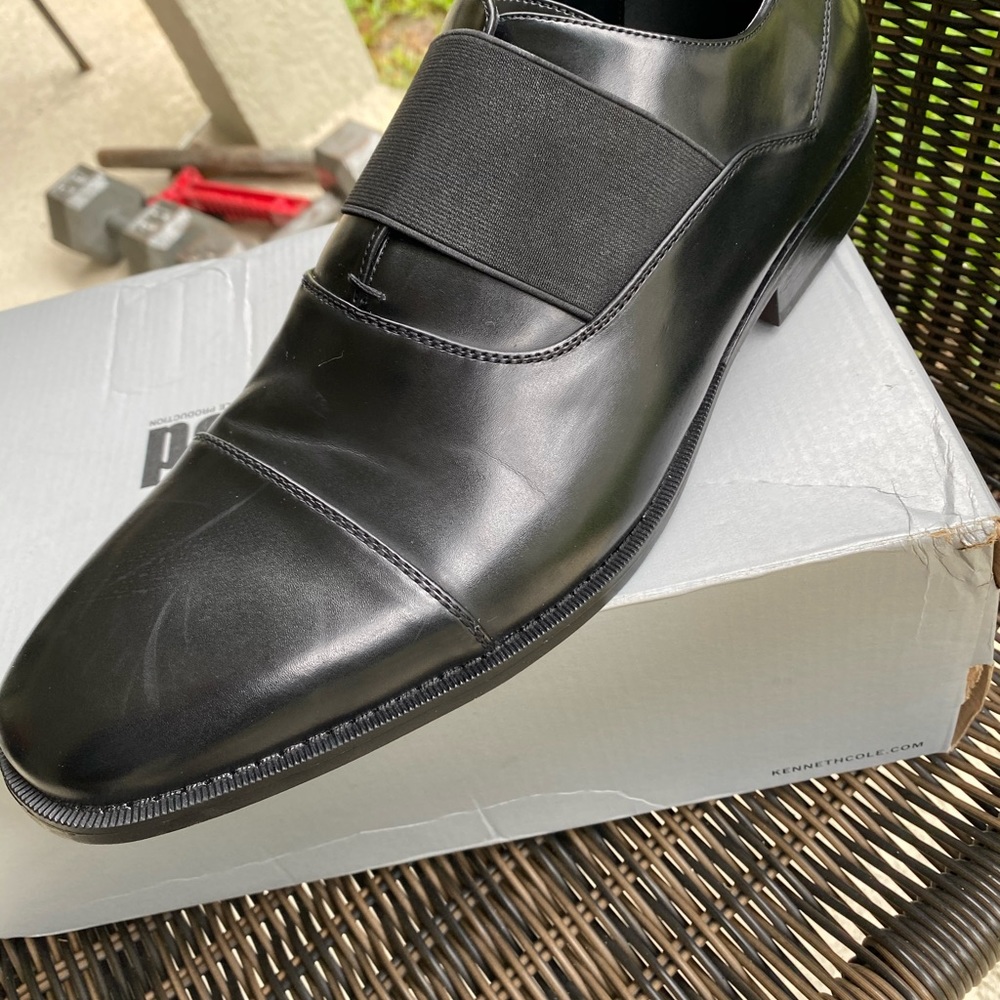 Kenneth Cole Men's Half Elastic Oxford men size 12